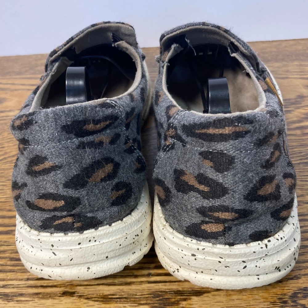 Hey Dude Misty Charcoal Cheetah Slip On Loafer Shoes Womens Size 9 140014009 - Picture 4 of 7